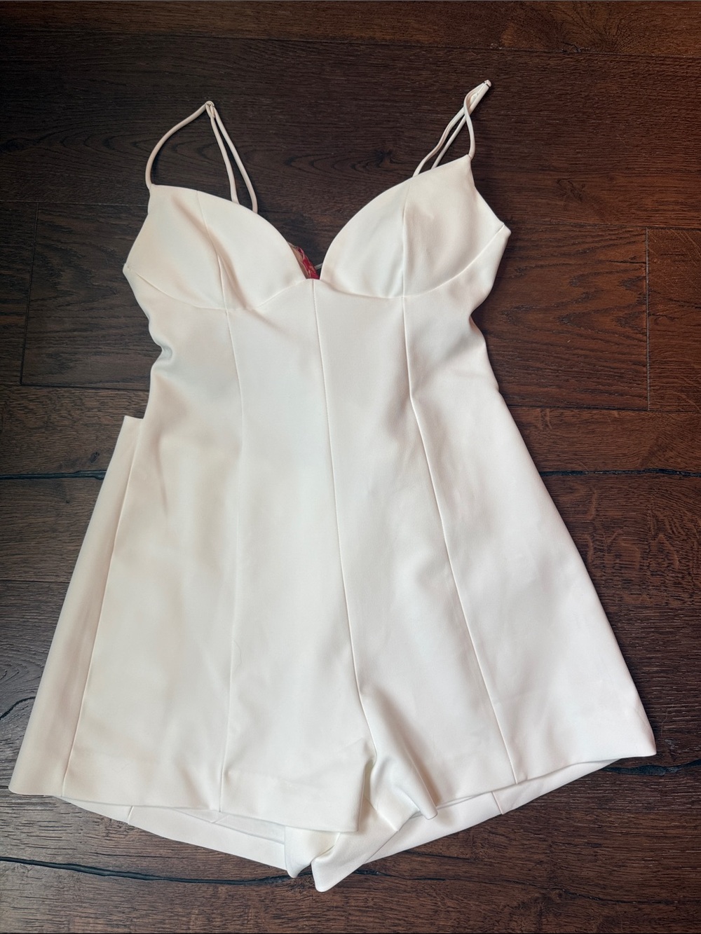 NWT Zara Ivory Romper with Adjustable Straps